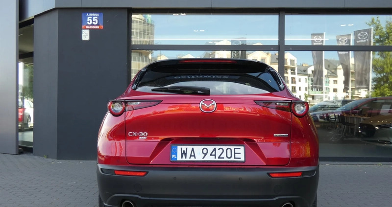 Mazda CX-30 cena 114900 przebieg: 31900, rok produkcji 2019 z Biały Bór małe 232